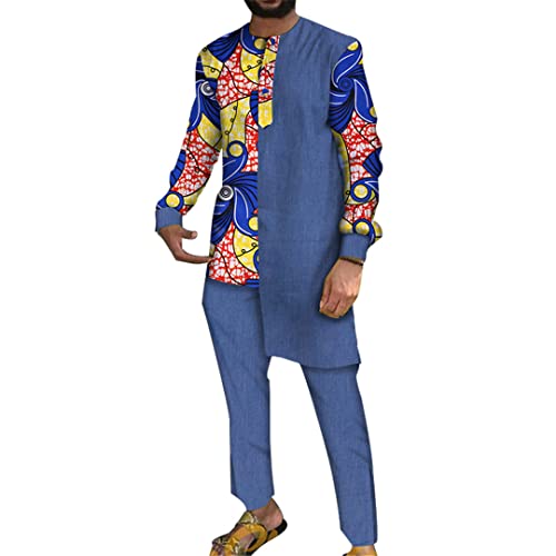 Pantalons traditionnels africains homme en coton respirant contre la chaleur