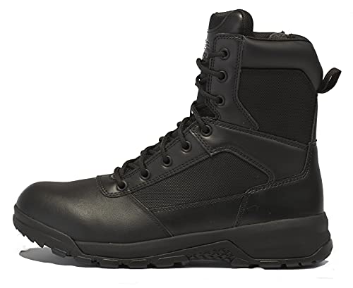 Belleville Spear Point 8" Lightweight Waterproof Side Zip Tactical Boots For Men - Black Law Enforcement Boots for Police, EMS & Security Personnel3