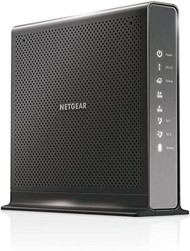 NETGEAR Nighthawk Cable Modem WiFi Router Combo with Voice C7100V -  Supports Xfinity Cable & Voice Plans Up to 600Mbps, 2 Phone lines, AC1900 WiFi Speed, DOCSIS 3.0