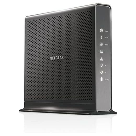 NETGEAR Nighthawk Cable Modem WiFi Router Combo with Voice C7100V -  Supports Xfinity Cable & Voice Plans Up to 600Mbps, 2 Phone lines, AC1900 WiFi Speed, DOCSIS 3.0