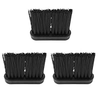3 Stück Kaminbürsten, Ersatzbesen für Kaminbesteck, Ersatzbürsten für Kaminbesteck, Länglicher Ersatz-Ersatzbürstenkopf-Nachfüllpack, Kaminbürste für Zuhause und Kaminreinigung Feuerherd Kaminpflege