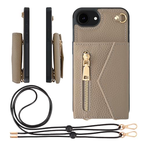 HANATORA for iPhone 17e 16e �P�[�X �V�����_�[ �{�v �V�������N���U�[ �ϏՌ� �X�}�z�P�[�X �X�}�z �V�����_�[�X�g���b�v �t�� �t�@�X�i�[ �X�}�z�V�����_�[ �J�o�[ �J�[�h�|�P�b�g �J�[�h���[ ���K���� �O���[�W�� BPCGZ