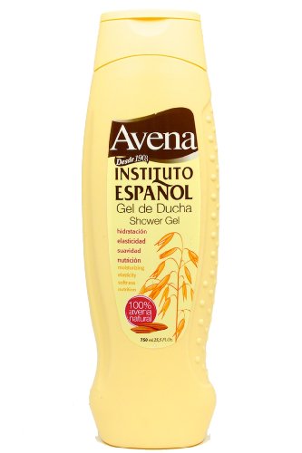 3 Bottles of Avena Instituto Espanol Gel de Ducha/Shower Gel 25.5 oz./750ml