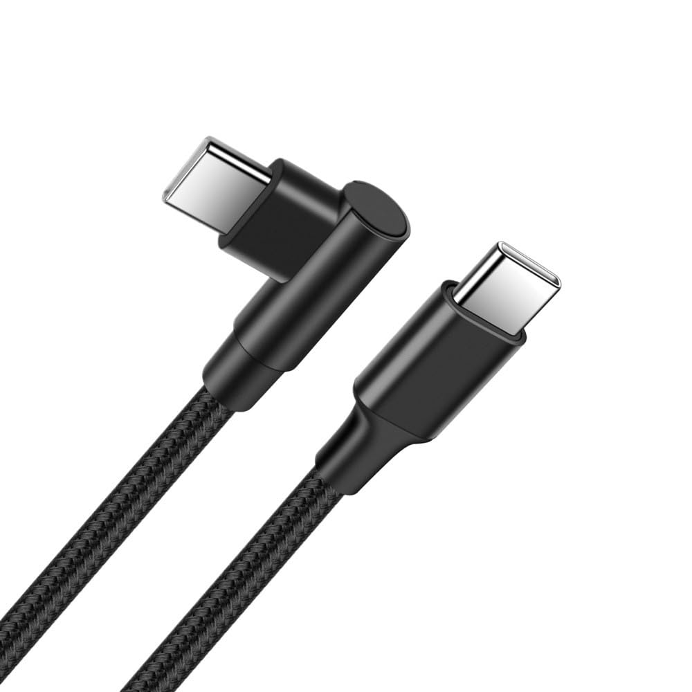 Kabel USB typu C do USB C 60 W kąt 90 stopni do przewodu typu C (0,5 m)