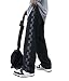 Tomwell Jeans Herren Patchwork Baggy Hip Hop Jeanshose Casual Straight Leg Denim Hosen Vintage Farbblock Weitem Bein Pants Streetwear 4 Schwarz XL