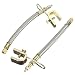 Beststar 2pcs Stainless Steel 7"/180mm Tyre Tire Valve Stem Extension Adaptors Car Truck Motorcycle Trailer RV Trailer Vehicle #81331
