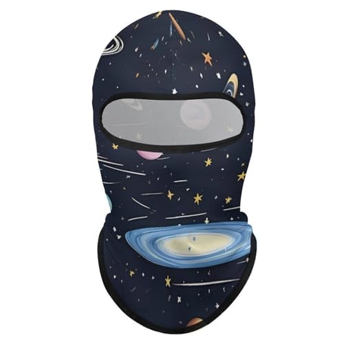 Balaclava Mask for Men Ski Mask for Women The Solar Family Full Face Mask Face Cover for Cycling miniatura 1