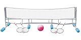 Poolmaster Super Combo Water Volleyball and Badminton Swimming Pool Game, Blue/White/Blue, One Size