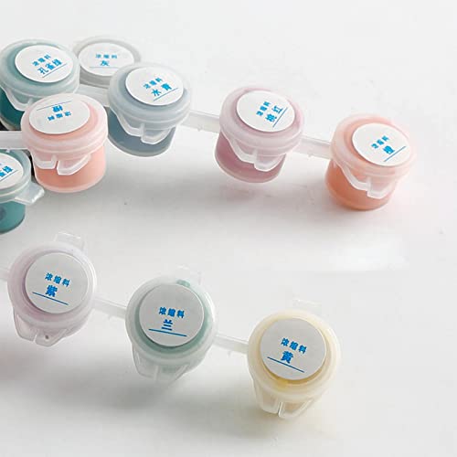 Miniatura 6 de Dickly Underglaze Color Pigment Set Pottery Glaze Ceramic Artesanía Para Principiantes, Estilo B