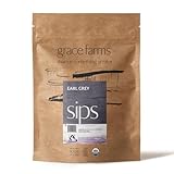 Grace Farms Organic Earl Grey Black Tea, 50 Sachet Pouch | Bergamot Oil | Fairtrade & Kosher |Gives Back 100% of Profits