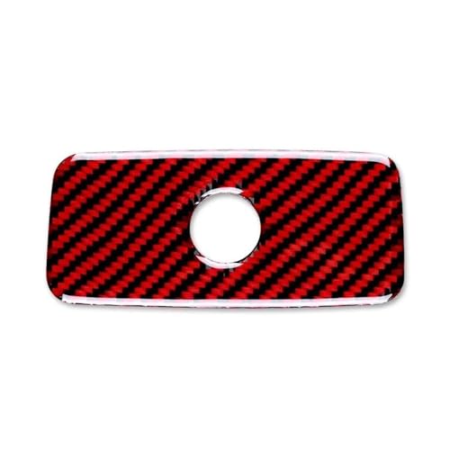 Ԃ̃Z^[R\[Xgbv Car Copilot Storage Box Handle Trim Sticker Interior Accessories For Durango 2011-2020(Black Red)