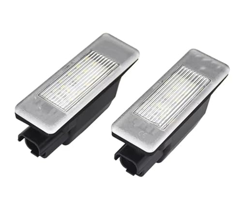 Luz placa matrícula coche LED evita multas por falta de iluminación en Peugeot 406