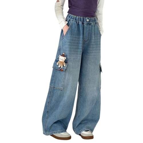 Jeans baggy pour filles confortable fini les pantalons serrés à l'école