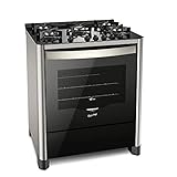 Fischer fogão de piso à gás 5 bocas grand cheff silver bivolt - 26
