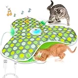 FUGODIWI Cat Toys for Indoor Cats, Interactive Cat Toys for Kitten, Chirping & Motion Activate Automatic cat Toys, Cat Hunting Game Hide and Seek for Bored Adult Cats
