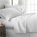 Kotton Culture 4 Piece Sheet Set Premium 1000 Thread Count 100% Egyptian Cotton 15 Inch Deep Solid Luxurious Hotel Class Bedding Super Soft (Queen, White)