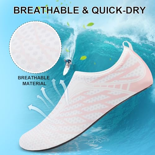Water Shoes Barefoot Aqua Socks Non Slip Quick-Dry for Beach Pool Swimming River Lake Women Men2