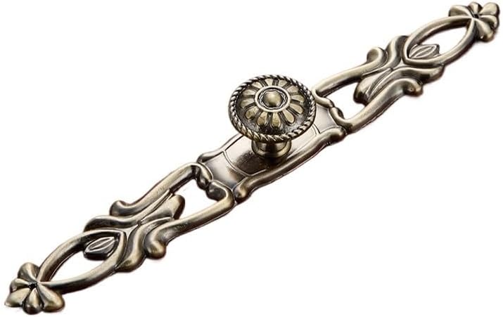 1PC European Antique Door Handle Drawer Zinc Alloy Simple Wardrobe Furniture Accessories Ancient Green Cabinet(261-small)