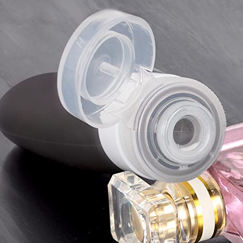 Silicone Travel Bottles Containers For Toiletries: Tsa Approved Traveling Size Shampoo Tubes Kit, Leak Proof Refillable Liquid Container And Plastic Jars Set For Lotion Soap Conditioner Cream Cosmetic #TOP4
