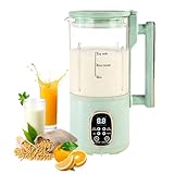 800 ml Sojamilch Maschine, Nuss- & Sojamilch Hersteller mit 20 Klingen, Sichtfenster, Smart-Menüs, Kindersicherung Auto Abschaltung, Warmhälte & Selbstreinigung, für DIY Pflanzenmilsch
