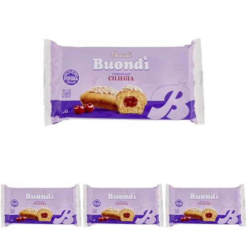 Bauli Motta Buondì Ciliegia - 258 gr (Confezione da 4)
