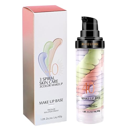 TBTFW 3 In 1 Primer for Face Before Makeup, ​​One Step Color Corrector, Oil Control​​ Waterproof & Sweat-Proof​​, Suitable for All Skin Types