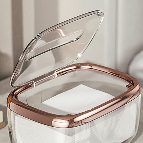 Caixa de lenços de papel, caixa de guardanapos transparente, caixa de armazenamento criativa simples