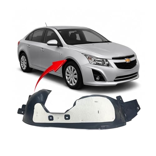 Image of FitParts Compatible with Chevrolet Cruze 2011-2016 Front Right Fender Liner | Passenger Side, Sedan, Plastic, Ready to Install, OEM 95472792, GM1249226