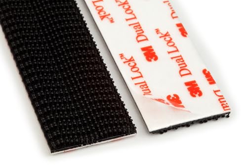Image of Scotch Extreme Interlocking Fasteners, 4 Strips, 1 inch x 3 inch, Delivers Powerful Bond on Contact, Weather, Dirt & UV Resistant, 1 Set Holds 2 lbs., Designed with Reclosable Dual-Lock Technology (RF6731)