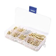 The whole guitar screw kit includes 9 types of screws for electric guitar,total 226 pieces,all store in a plastic box,convenient to carry Perfect replacement parts instead of old screws and springs Guitar screw assortment set easy to install and use,...