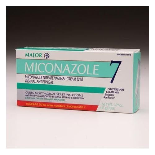 Miconazole Vaginal Cream 1.59 oz Tube Mfg. By Major Pharmaceuticals