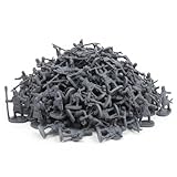 soldaditos de plastico donde comprar Usos creativos versátiles: juego, estas figuras de plástico gris son ideales para proyectos de pasatiempos, modelos de historia escolar, decoraciones de pasteles o como exhibiciones coleccionables únicas.