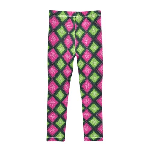 senya Girls Printed Leggings Yoga Pants Christmas Pattern for Kids in 4t to 10 Years, 4T2