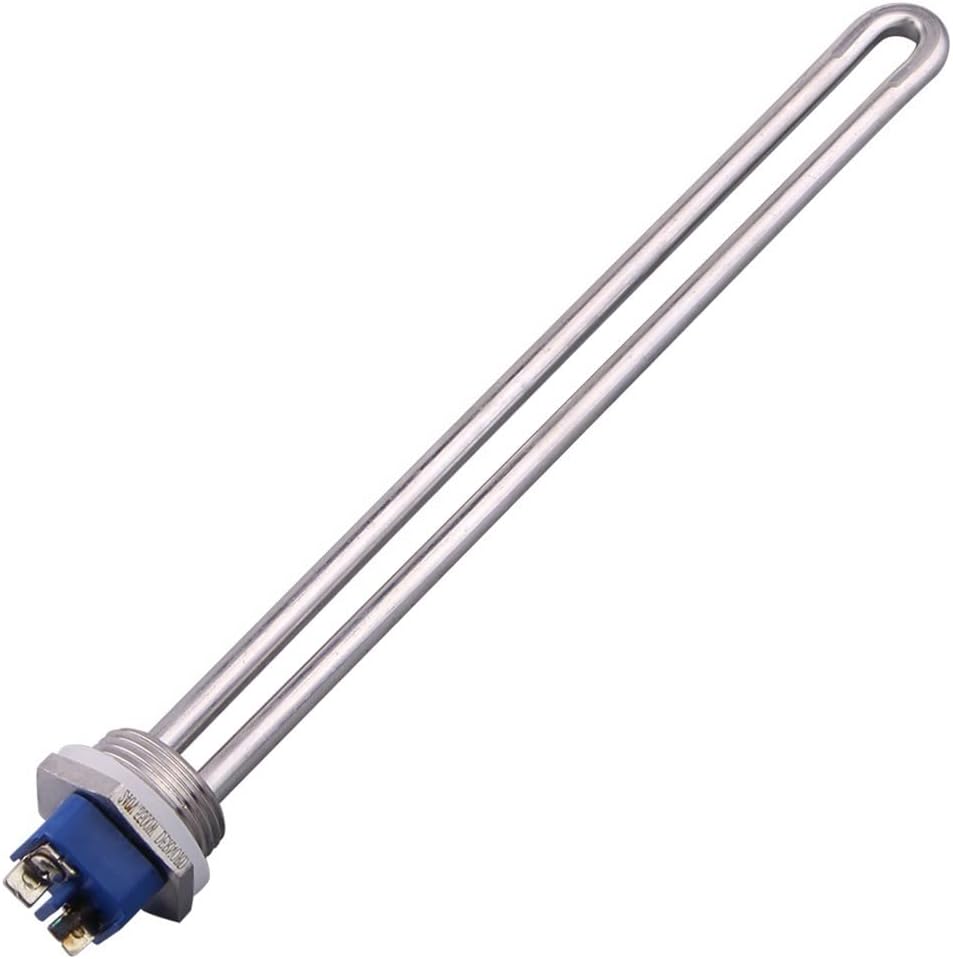 One U Tubular Water Heating Element for Boil Home brew Immersion Heater with 1‘’ Thread DN25