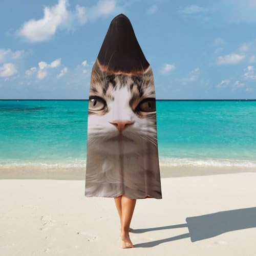 Cape à capuche chat : finie la fraîcheur sur le canapé - 5