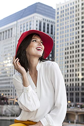Vinrella Rain And Sun Hat, Red Bucket Hat, Rain Hats For Women, Great For Travel And Hiking, Sleek Womens Rain Hat, Rain Hat For Women Waterproof, Waterproof Hats For Women, Rain Hat Waterproof #TOP2