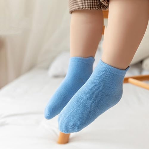 Image of MOMISY Cotton Anti-Skid Baby Girl Boys Toddlers Infant Non Slip Socks-6 Pairs (Dotted, 1 to 3 years)