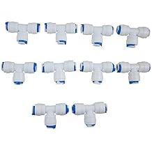Quick Connector for RO Water Reverse Osmosis System Pack of 10 T Type
