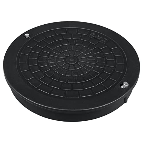 Kanaldeckel für Glattrohr Ø DN315 Schachtabdeckung Schachtdeckel Kontrollschacht Schwarz Kanaldeckel für Glattrohr Ø DN315 Schachtabdeckung Schachtdeckel Kontrollschacht Schwarz