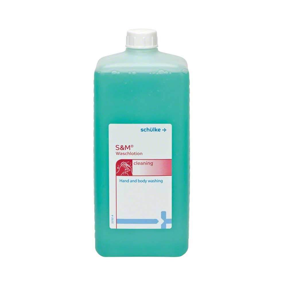 5x 1000 ml Eurofl. Schülke S&M® Waschlotion Reinigungslotion Flüssigseife Lotion Hand Haut, pflegend