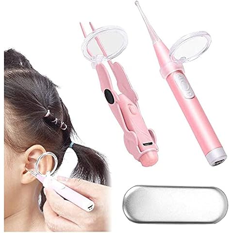 Bestgle LED Light Earwax Removal Kit Ear Pick Cleaner Kit Ear Wax Spoon Digger & Tweezers with Magnifying Lens for Kids and Adults Cover