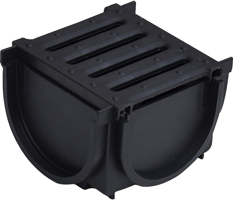 Plastic Channel Pack 1m Lengths, Corner (Quad box), Stopends & Outlet. (Quad Box (Corner Only))