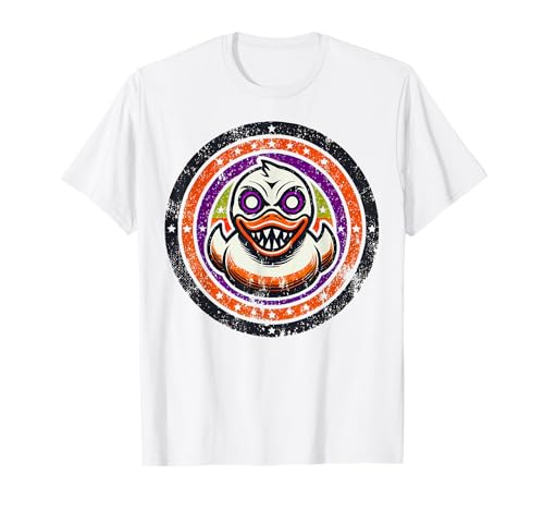 Pato de goma espeluznante retro para Halloween Camiseta