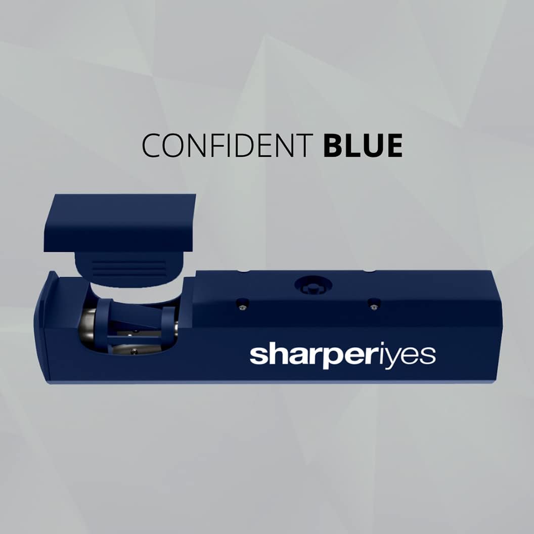 SharperIyes Automatic Cosmetic Pencil Sharpener – Confident Blue : Beauty & Personal Care