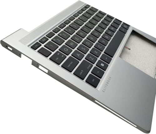 New Replacement for HP EliteBook 640 645 G10 Laptop Palmrest Upper Case Backlit Keyboard Assembly Part N45427-001 N45428-001 N45429-001 N40111-001 N40113-001 Silver (Backlit) by Wuntenphy - Used condition - Image 3