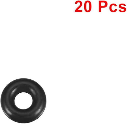 Miniatura 5 de uxcell Juntas tóricas de goma de nitrilo de 0.748 in de diámetro exterior, 0.472 in de diámetro interior, 0.138 in de ancho, junta de sellado