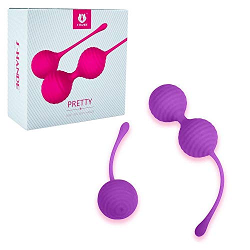 Bolinhas Para Pompoarismo Com Peso Que Vibra Sem Bateria Roxo