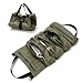 Super Tool Roll Bag, Travel Organizer, Heavy Duty Durable Wrench Roll with 5 Zipper Pockets, Canvas Pliers Organizer, Tool Pouch Sling, Car Seat Back Organizer, Ideal Gift for Men