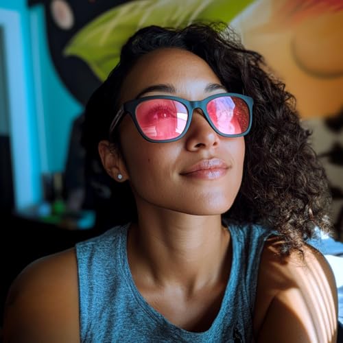 Image of FL-41 Light Sensitivity Glasses for Florescent Light Sensitivity, Photophobia, and Migraines (Women's Fashion Style)