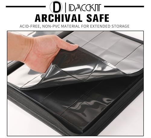 Image of Premium Card Binder 16 Pocket - Fits 1600 Cards,4X4 Ringless Card Album with Sleeves for Trading Cards & Sports Cards(Model C,Light Purple)